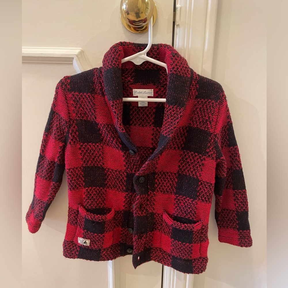 Boys Ralph Lauren sweater blazer 24mth